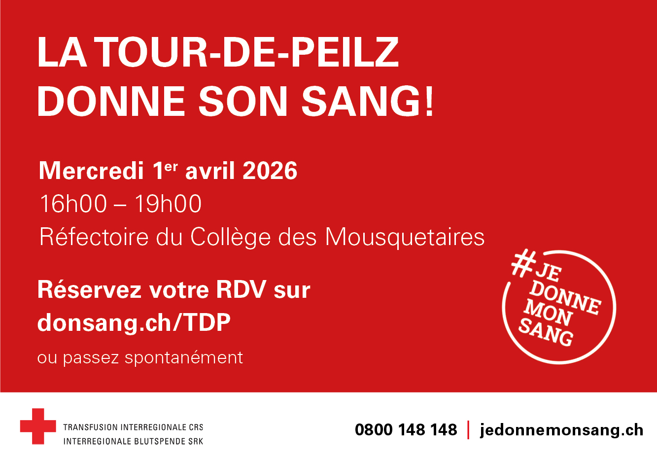 La Tour-de-Peilz donne son sang ! 