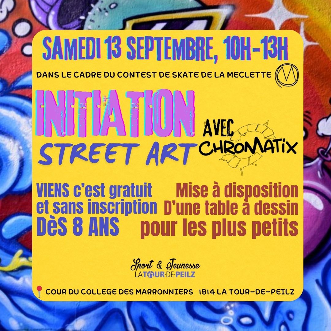 CONTEST MECLETTE ET INITIATION STREET ART