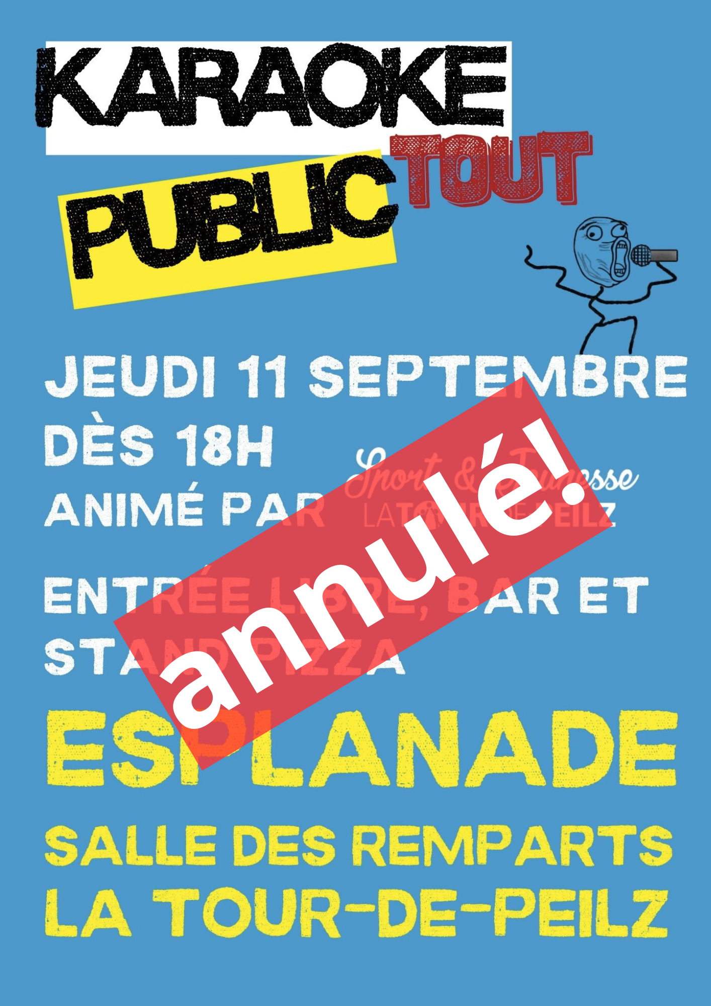 Karaoké boéland · ANNULÉ