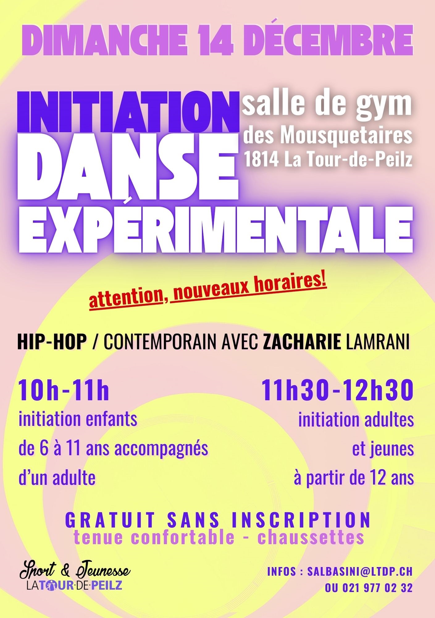 Initiation à la danse expérimentale - entrée libre