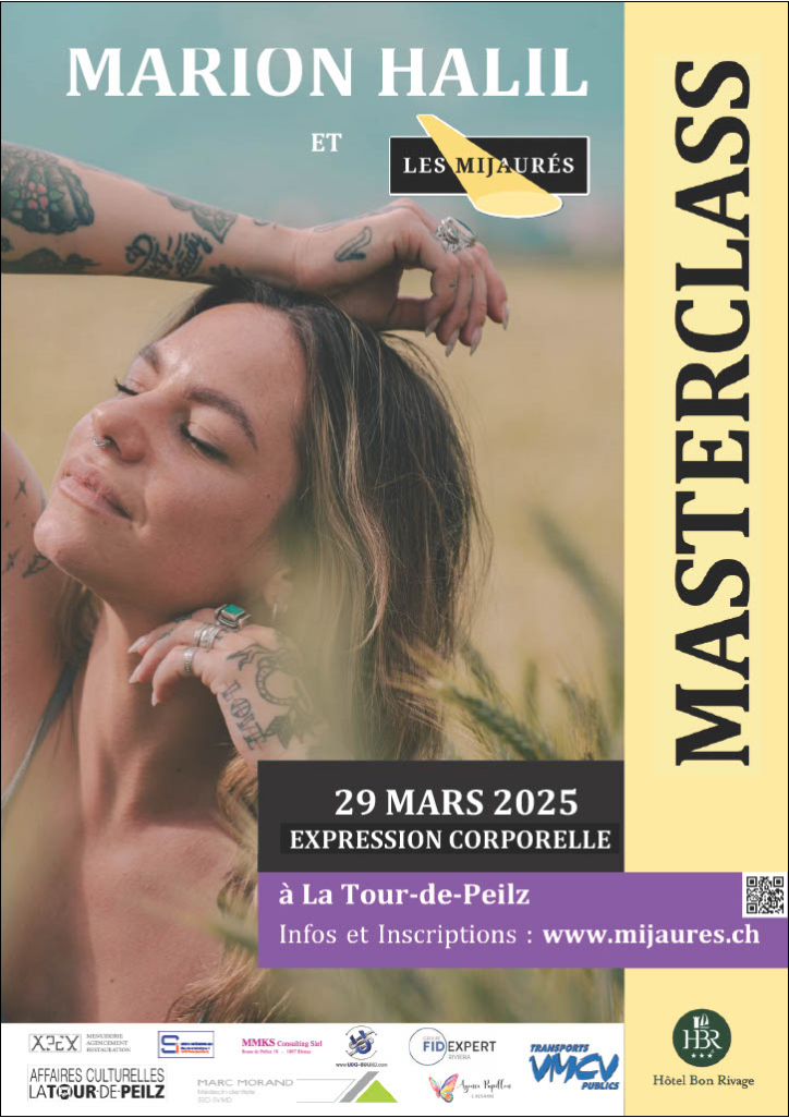 Masterclass d'expression corporelle avec MARION HALIL