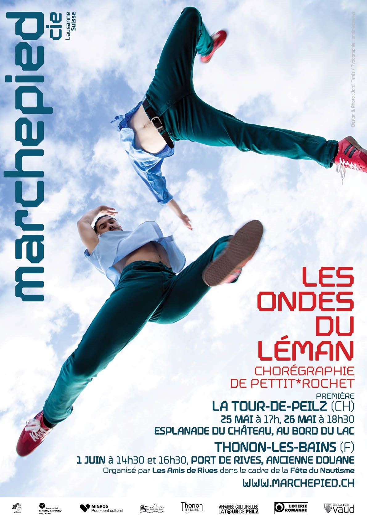 Chorégraphie au bord du lac - Les Ondes du Léman