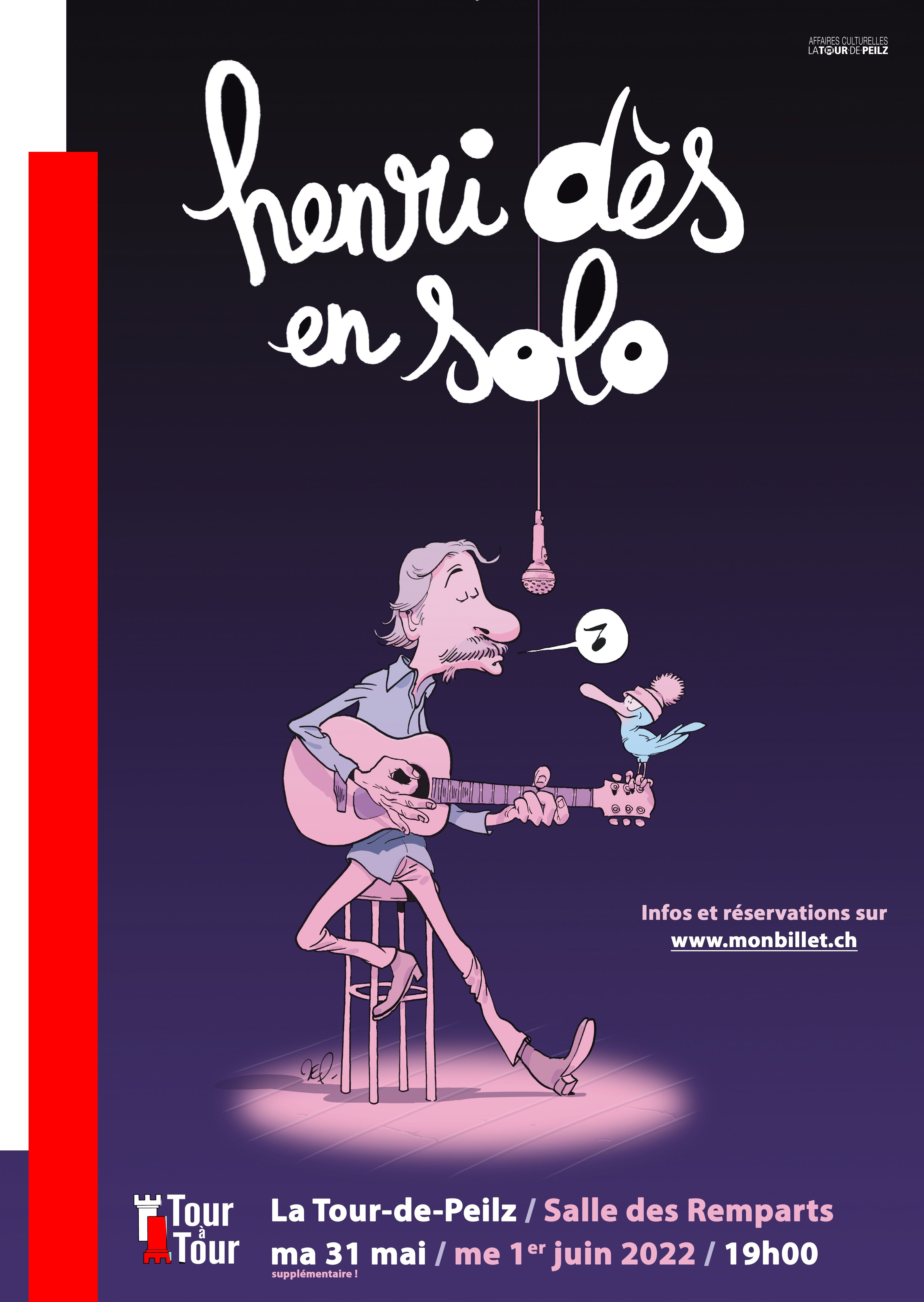 Concert pour enfants - Henri Dès en solo