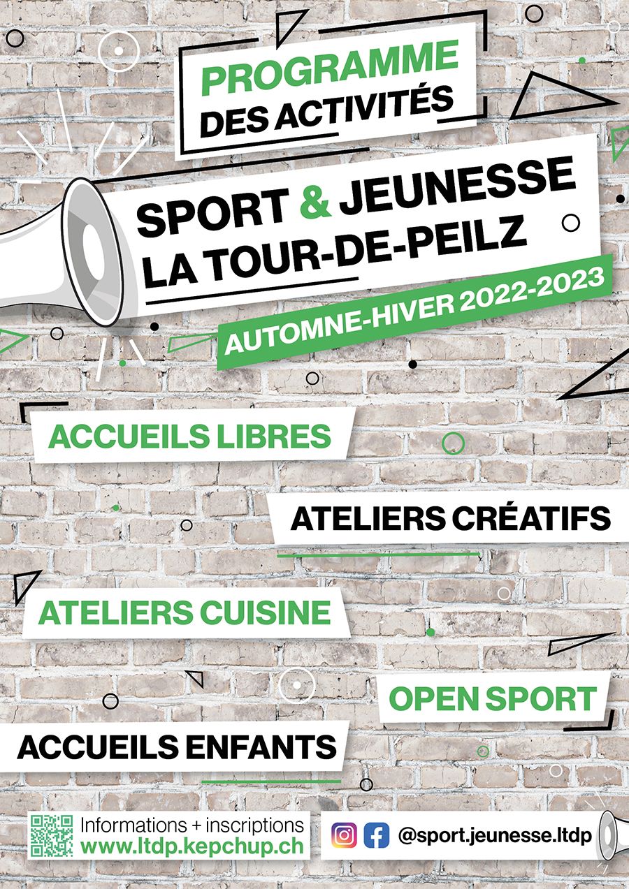 Programme des activités Sport & Jeunesse de La Tour-de-Peilz