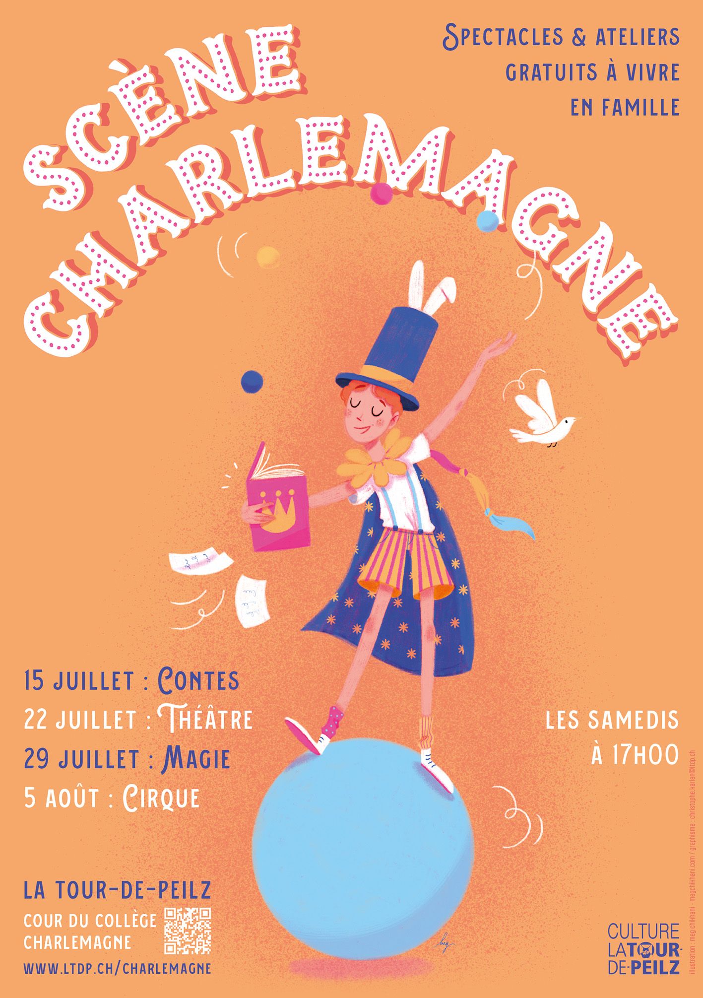 Scène Charlemagne - spectacles et ateliers gratuits pour les familles