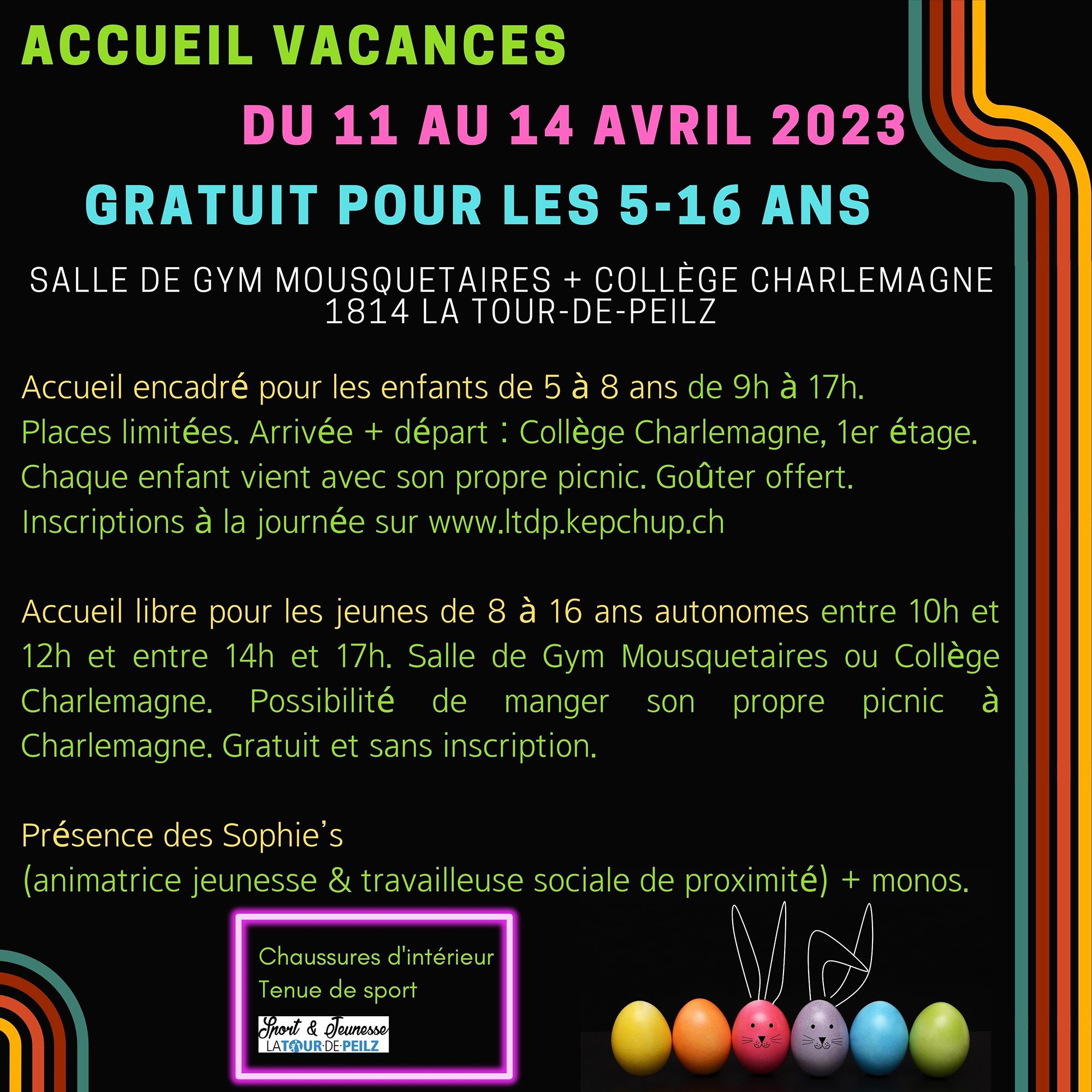 Accueil vacances 5-16 ans ! NOUVEAU & GRATUIT !
