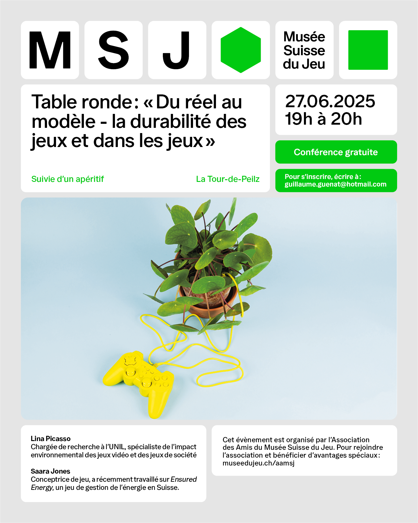 Table ronde – “Du réel au modèle – la durabilité des jeux et dans les jeux”