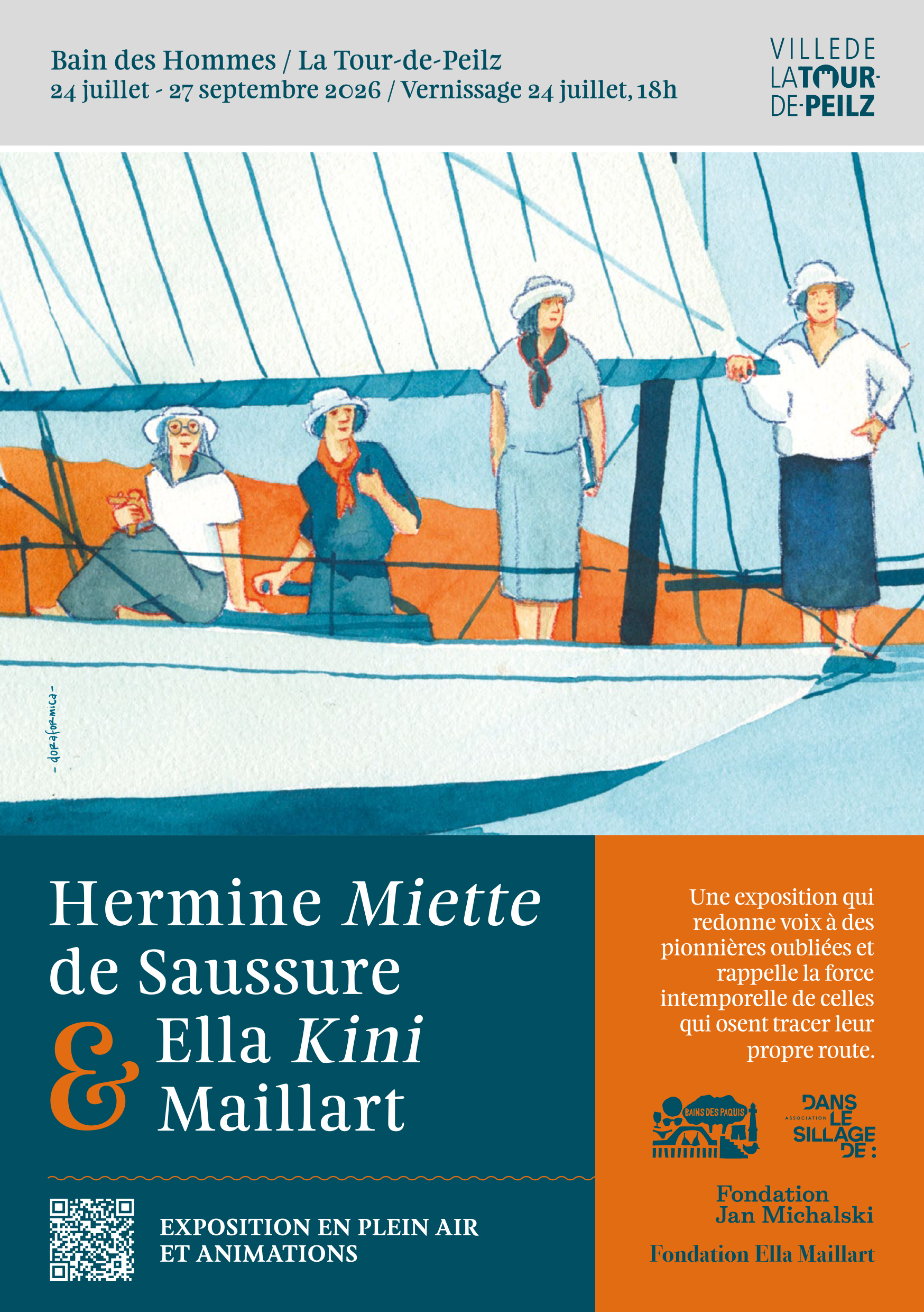 Exposition : Ella Maillart et Hermine de Saussure