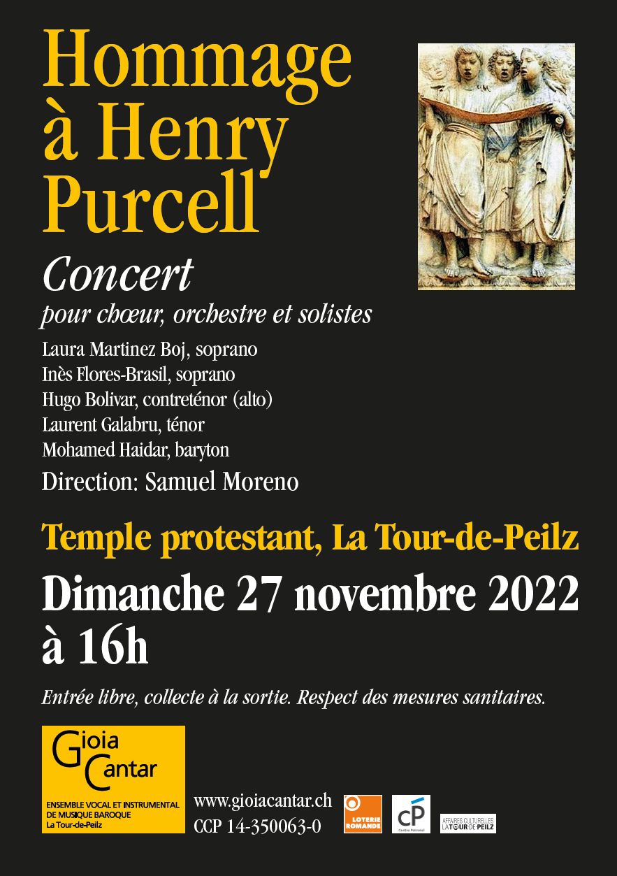 Concert musique baroque - Hommage à Henry Purcell