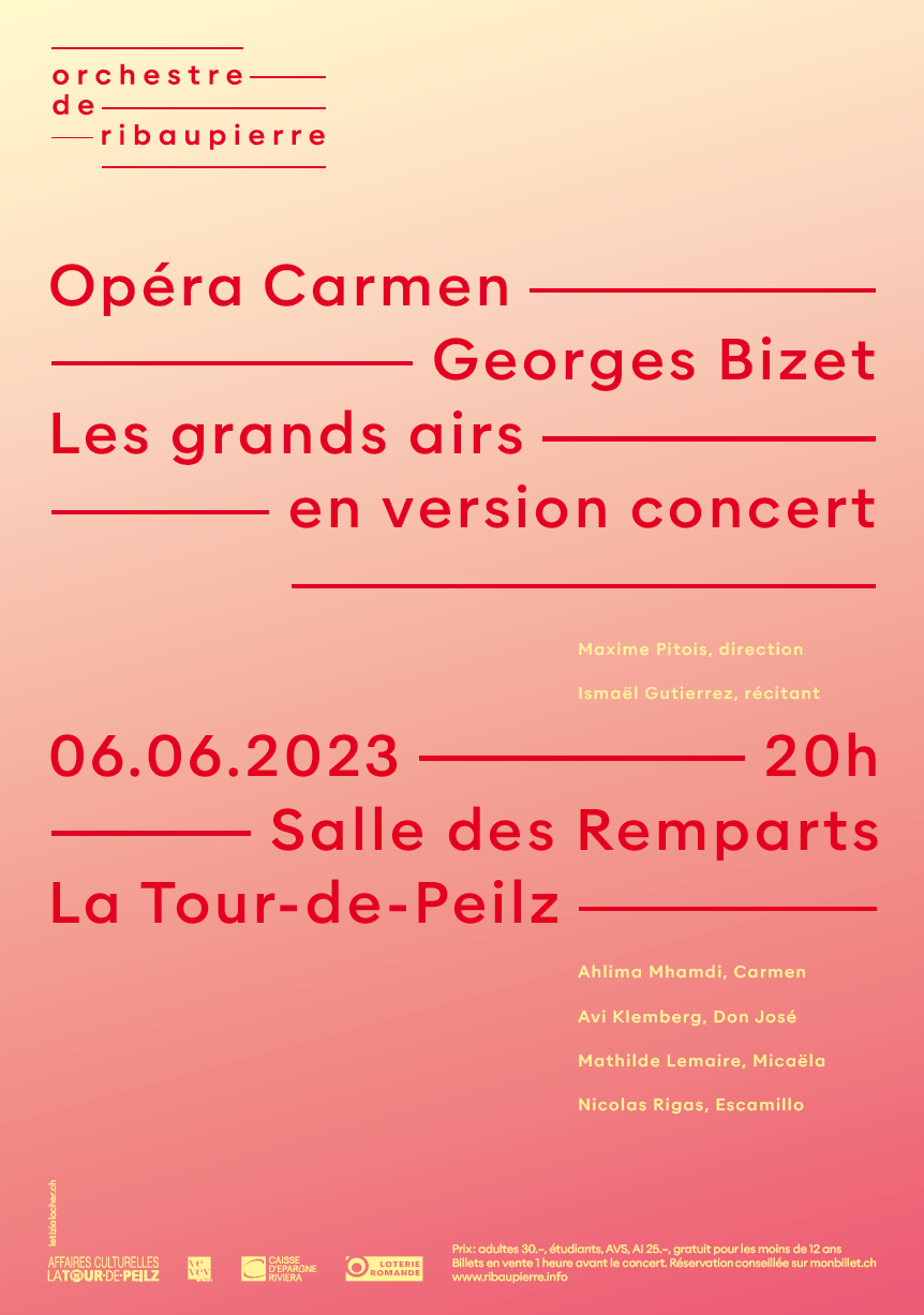 Opéra Carmen de Georges Bizet - Les grands airs en version concert