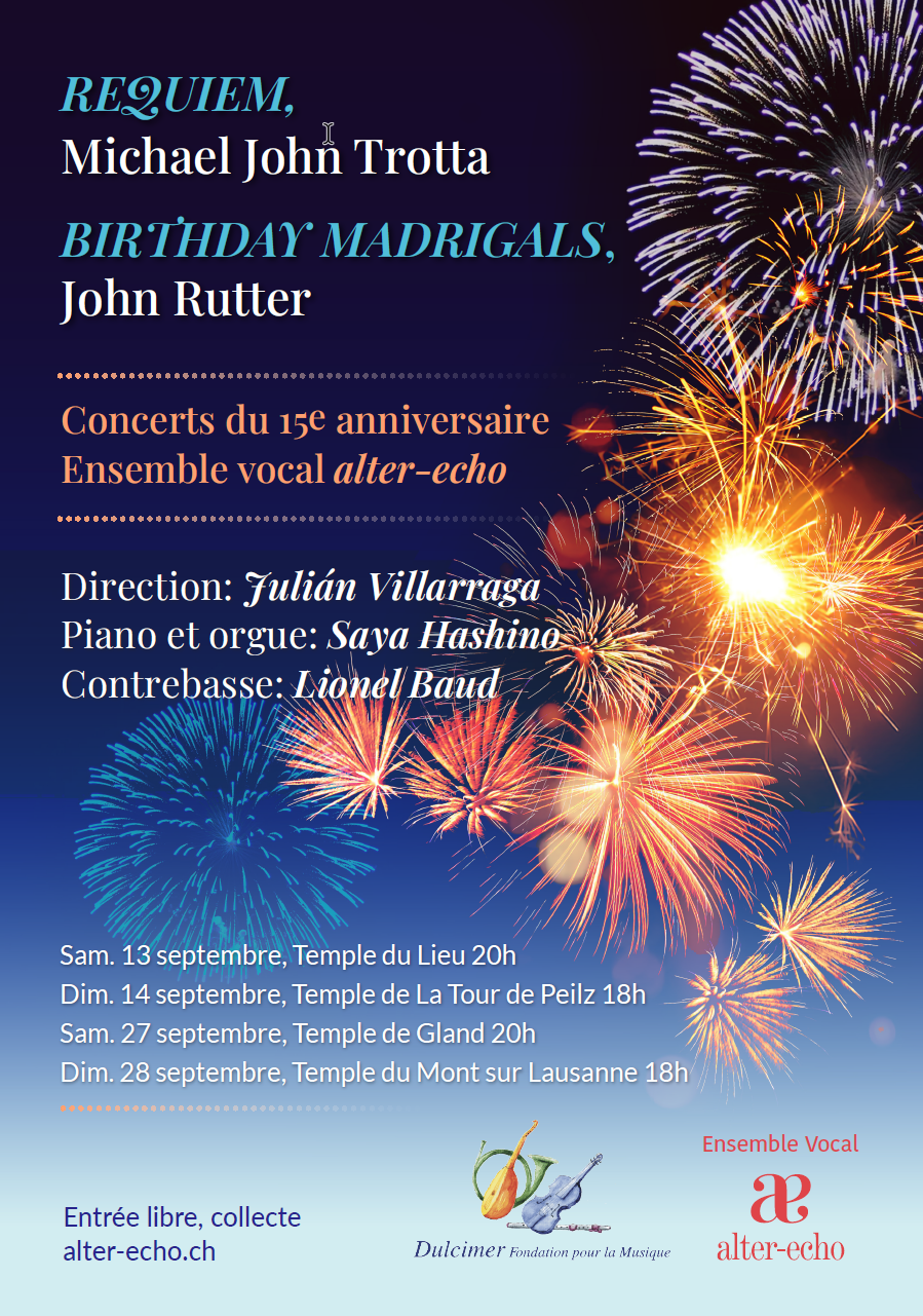 Concert Ensemble vocal alter-echo