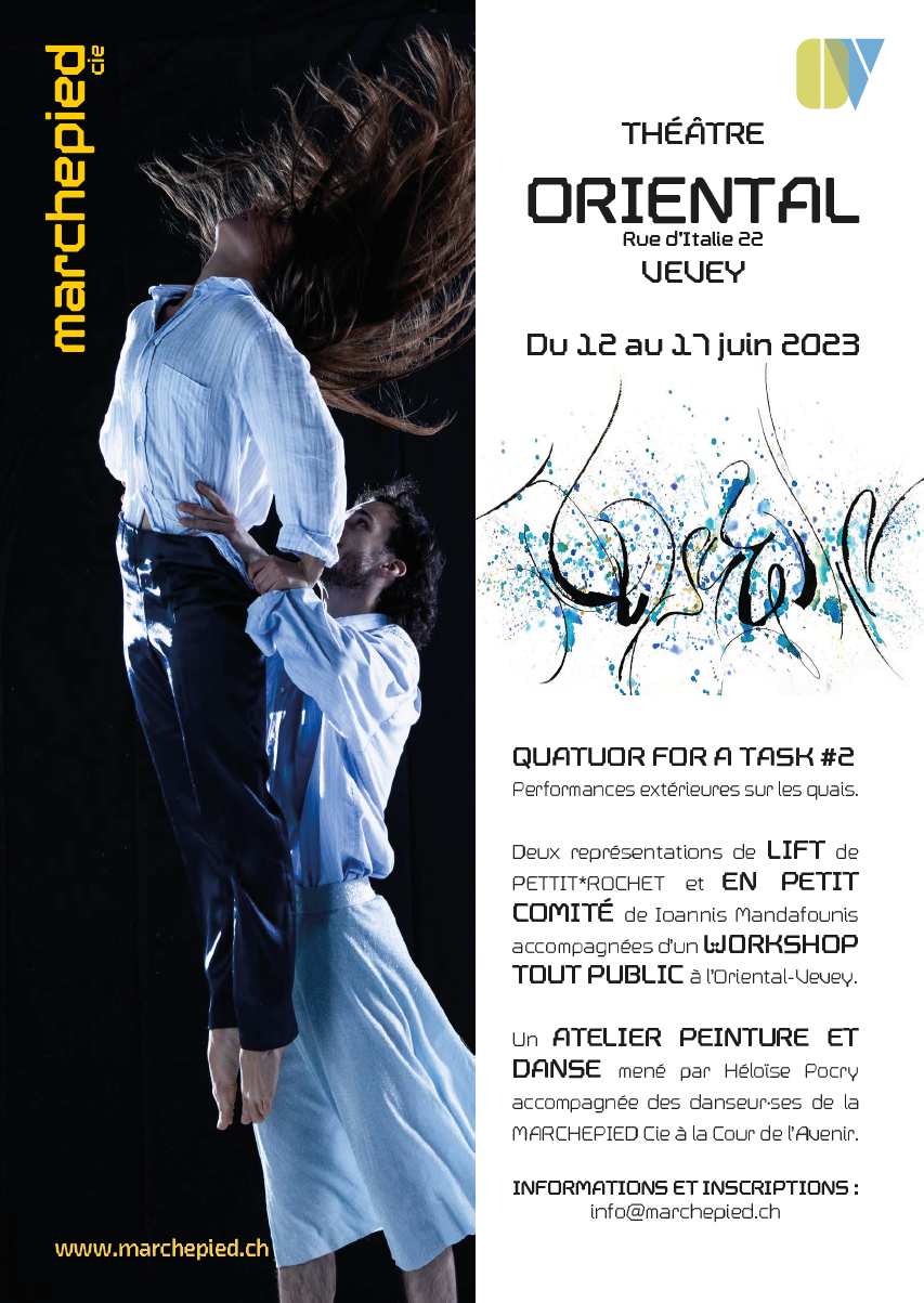 QUATUOR FOR A TASK#2 – performance dansée de la MARCHEPIED Cie