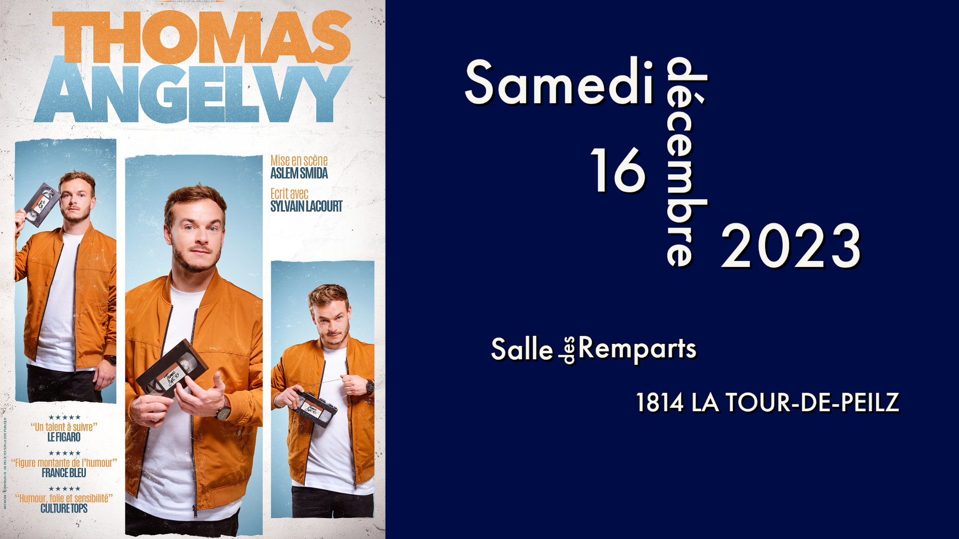 COMPLET - Spectacle humour - Thomas Angelvy