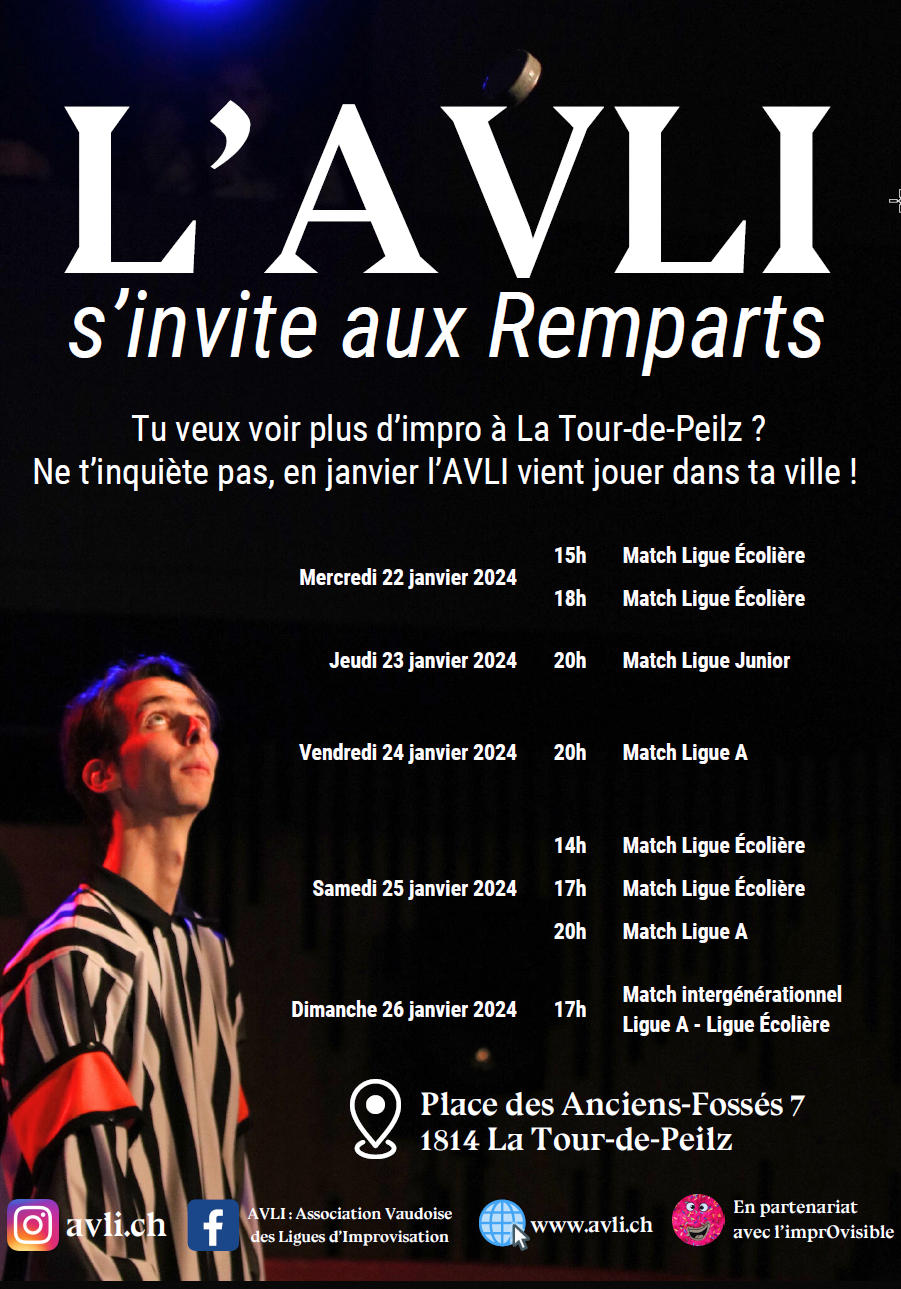 Match d'improvisation du championnat de l'AVLI