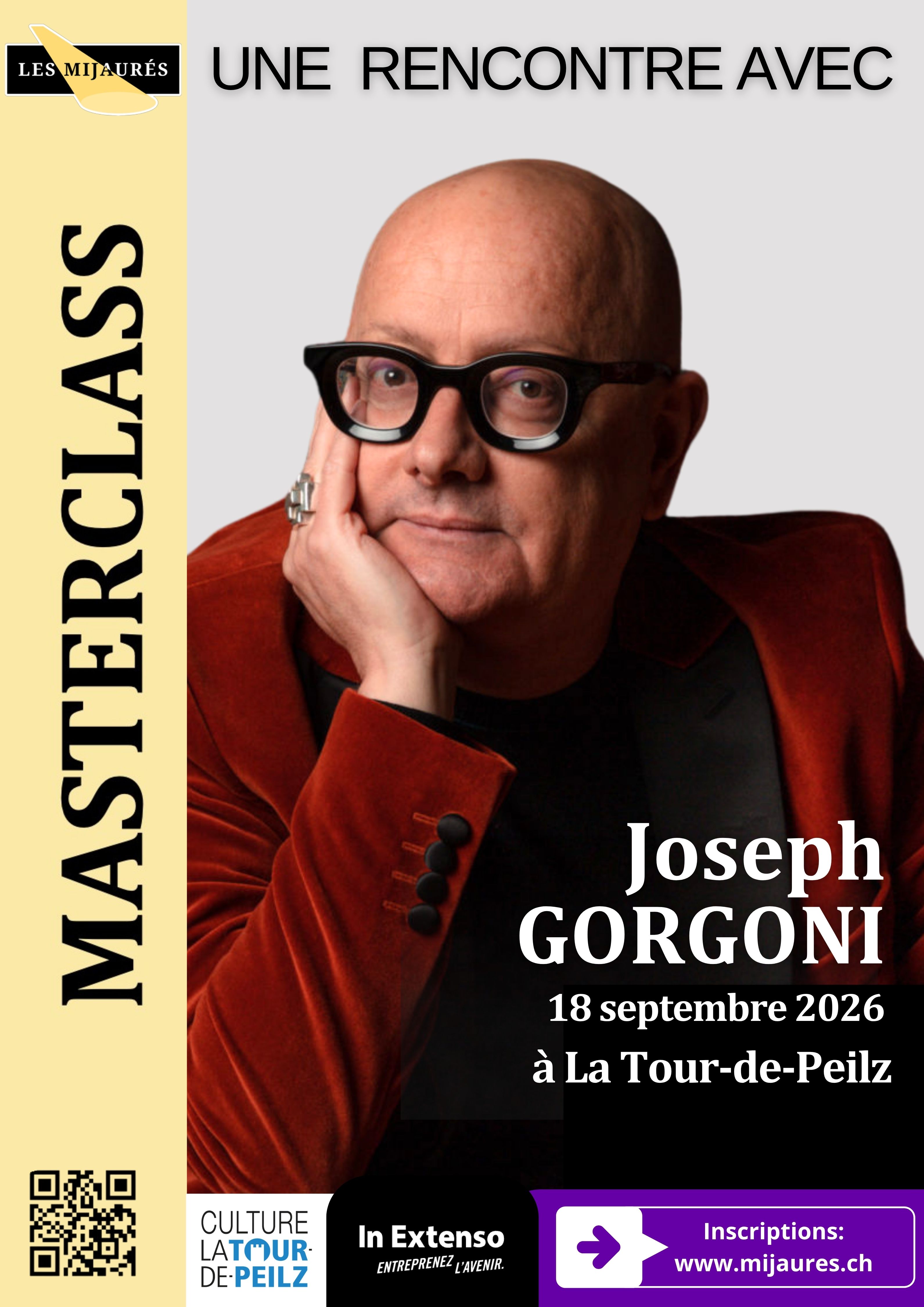Une soirée avec Joseph Gorgoni