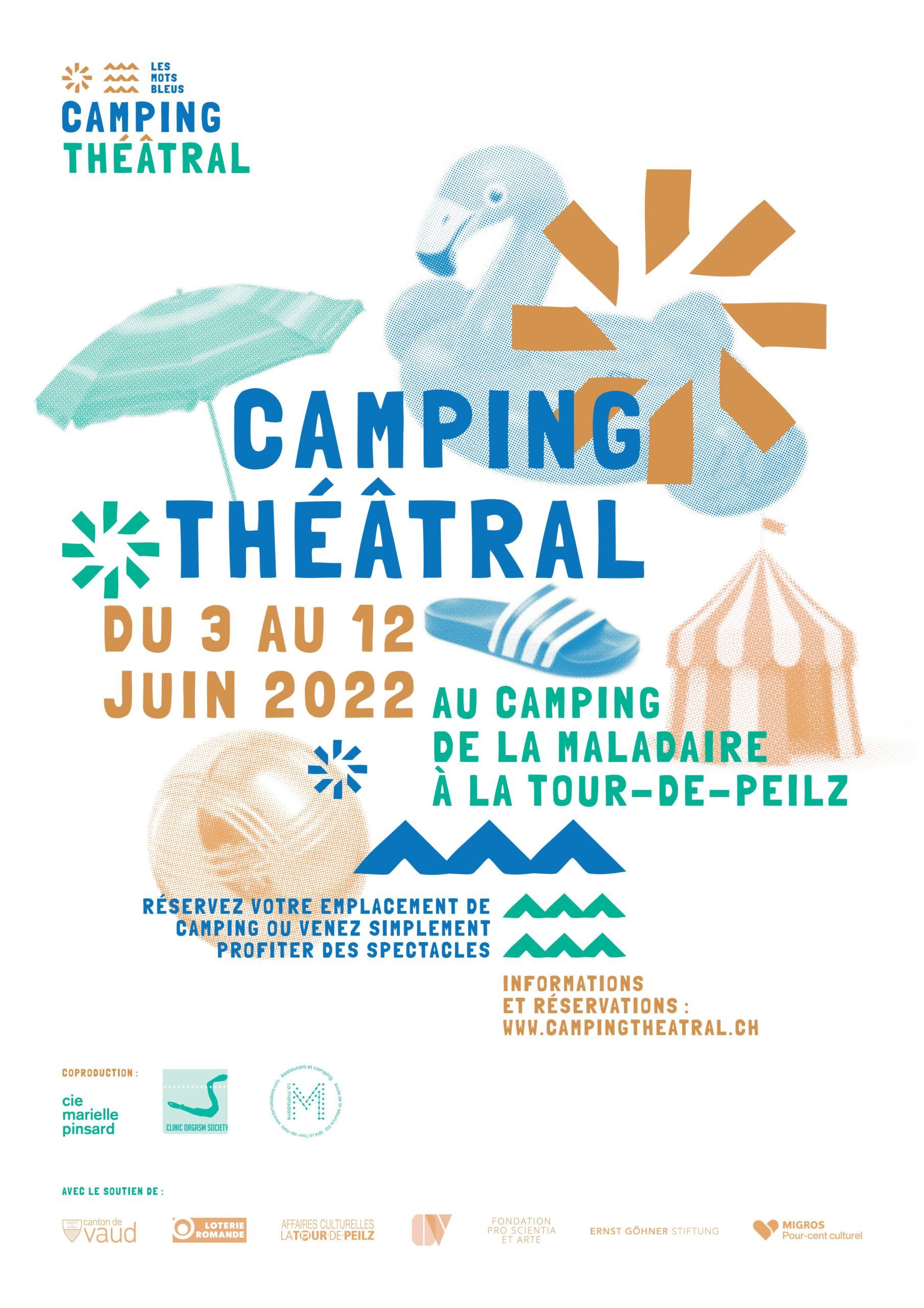 CAMPING THÉÂTRAL - PLAGE DE LA MALADAIRE 