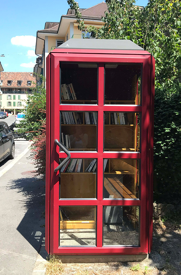 boîtes d’échange de livres