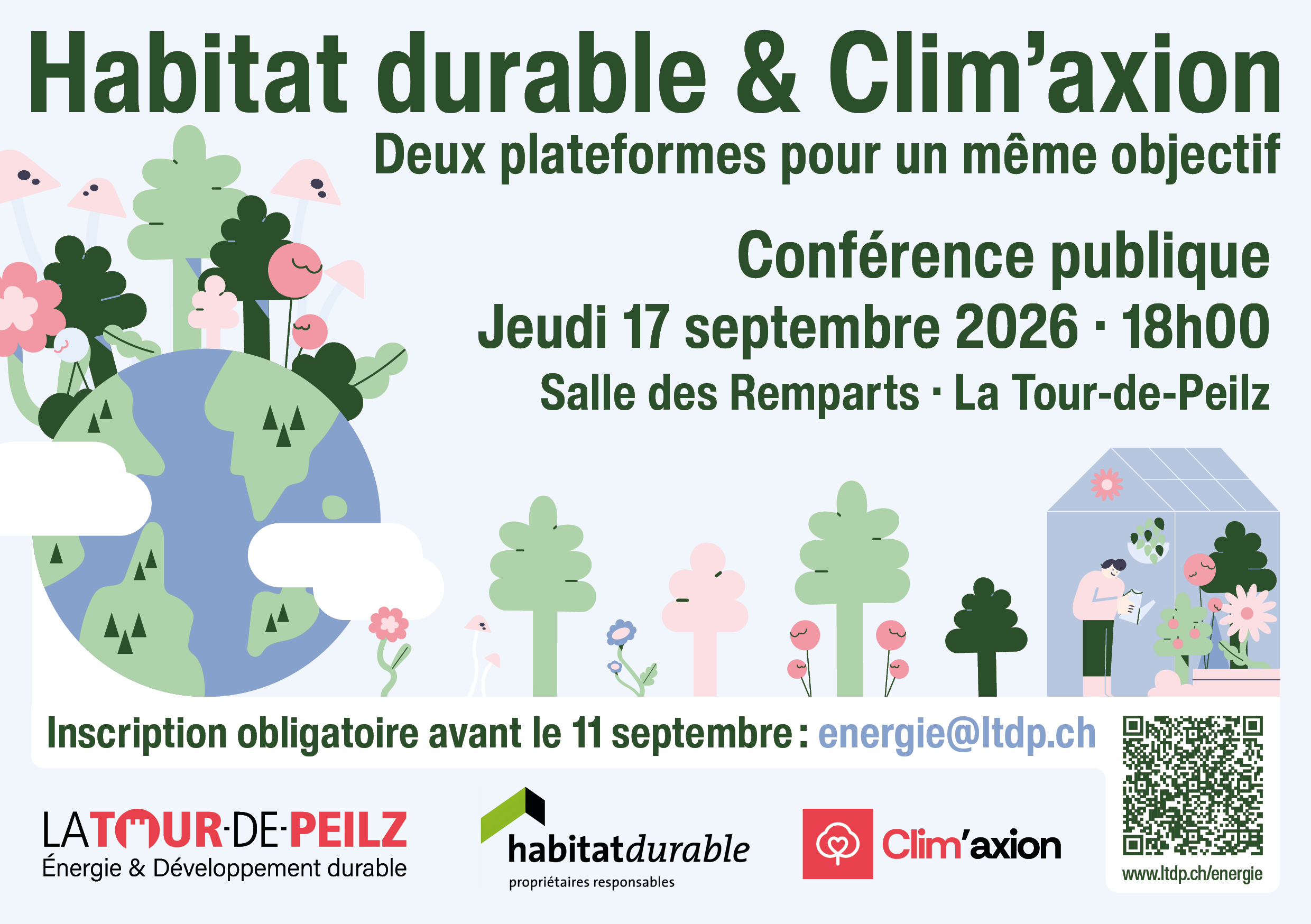 Conférence publique : Habitat durable & Clim’axion